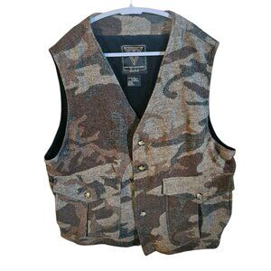 Weatherby Wool Hunting Vest Camo Size XXL